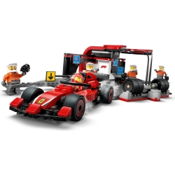 Lego City F1® Pit stop i mechanicy z bolidem Ferrari 60443